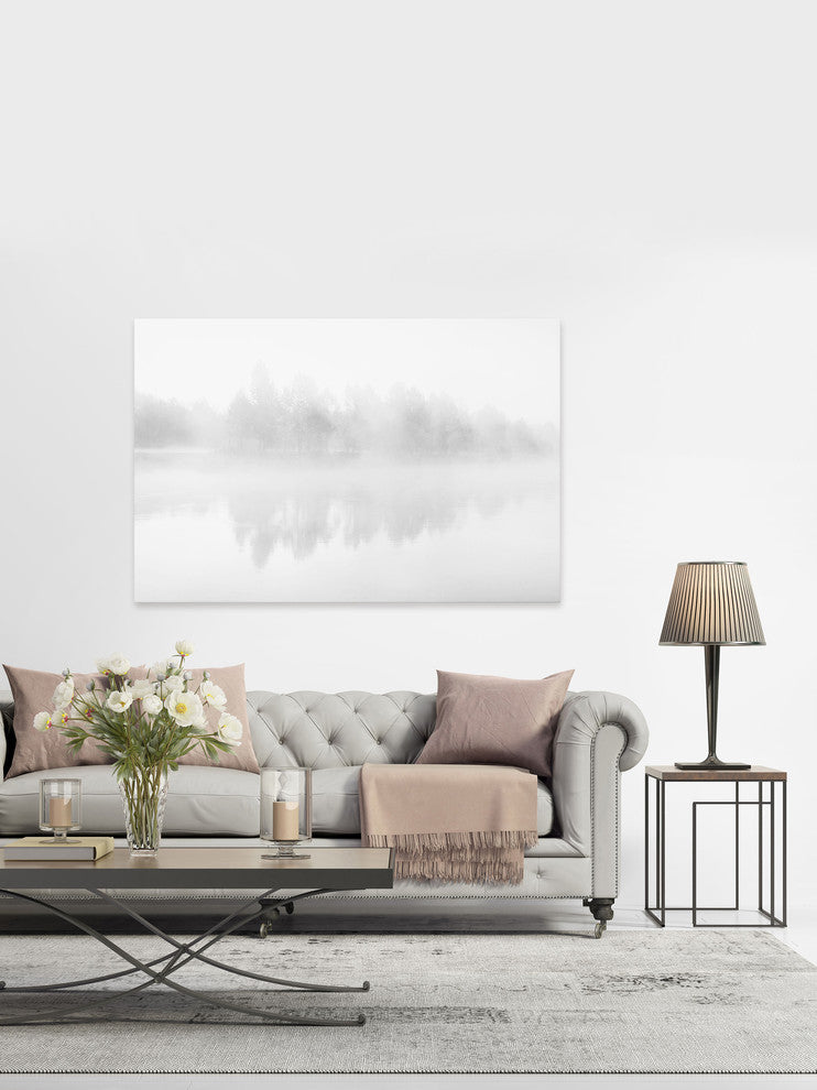 Icy Reflections Print on Canvas, 45x30 cm