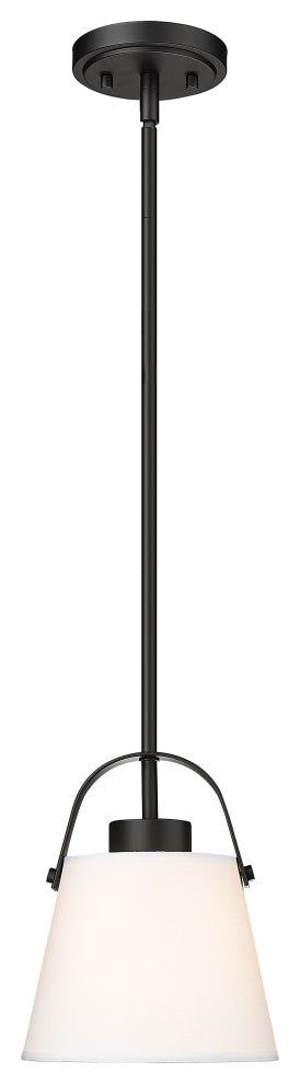Z-LITE 1-Light Pendant, Matte Black