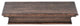 23" Black Wash Floating Wall Shelf