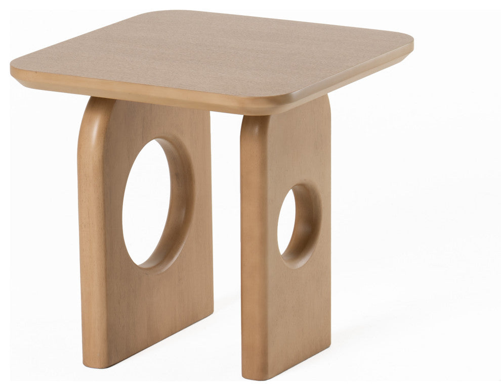 Nova Domus Oshana Modern White Oak End Table