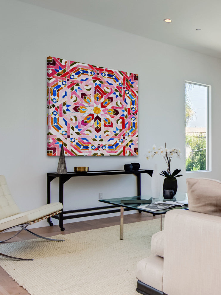 "Kasbah" Fine Art Canvas Print, 24"x24"