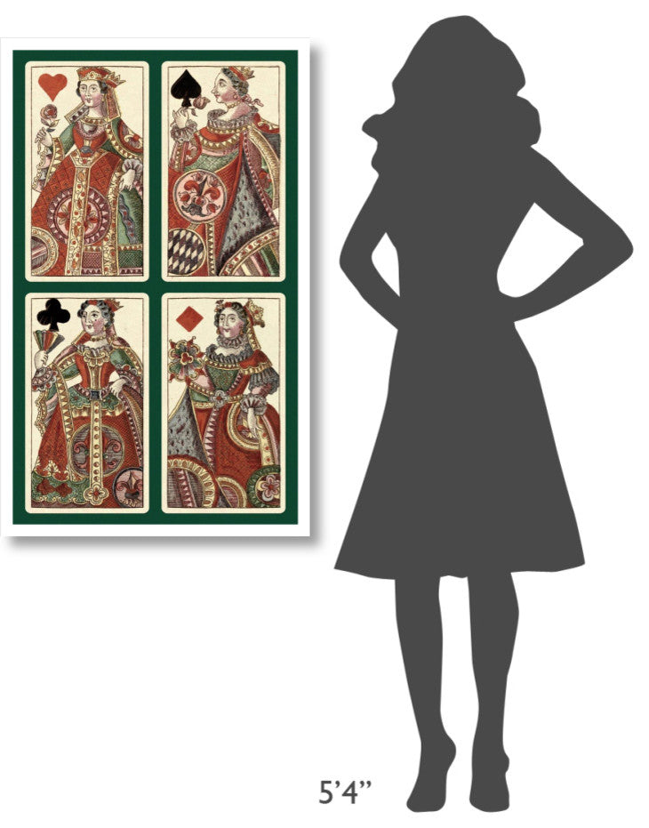 "Queens (Bauern Hochzeit Deck)" Print by Andreas Benedictus GÃŒÂ¦bl, 26"x42"