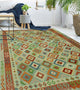 Sangat Kilim Bentleig Lt. Green Rug