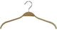 Laminate Wood Top Hangers With Soft Non-Slip Strips, Box of 100