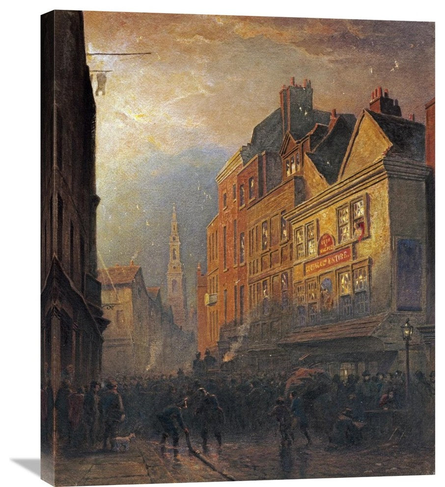 "A Fire In Drury Lane" Artwork, 24" x 30"