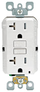 Leviton Self Test GFCI Receptacle, White, 20 Amp