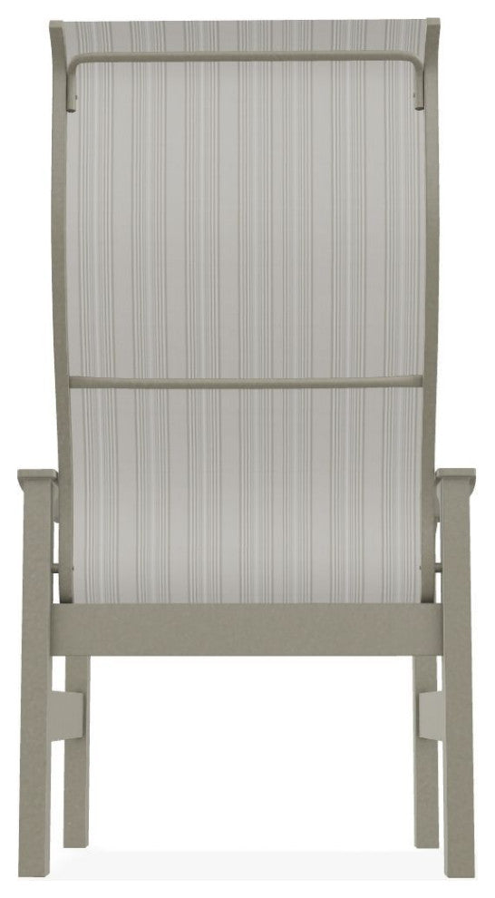 Leeward Sling Outdoor Supreme Armchair, Harbor/Storm