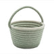 Colonial Mills Basket Easter Pastel Wool Basket Mint Round