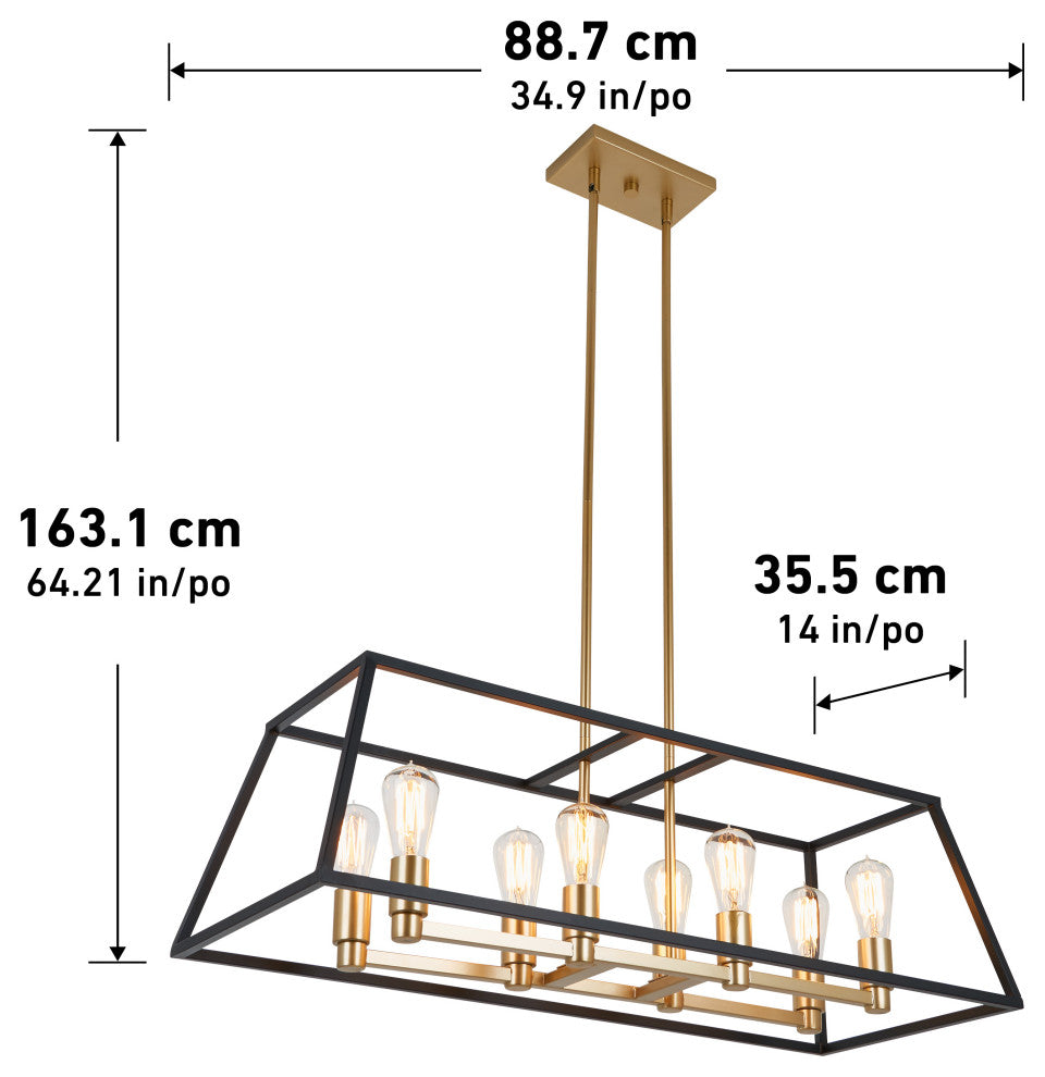 Carter Long 8-light Chandelier