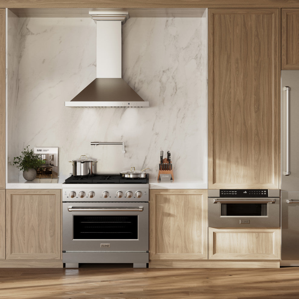 ZLINE 36 In. Freestanding Gas Range, Stainless Steel, SGR36