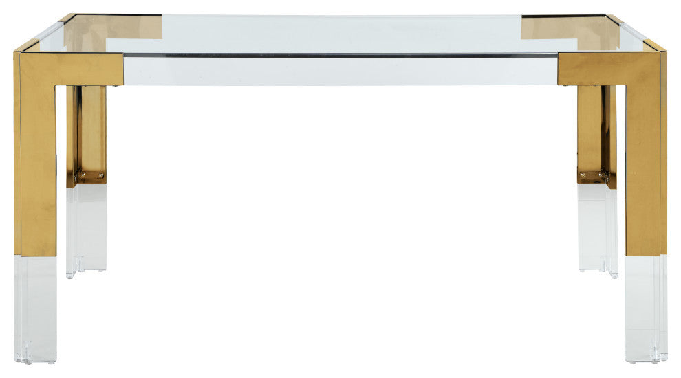 Casper Dining Table, Gold