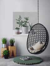 "Succulents, Bloom" Painting Print on Wrapped Canvas