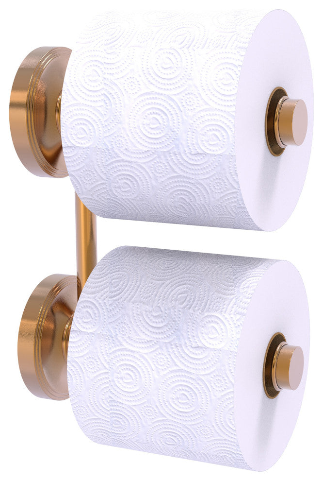 Prestige Regal 2 Roll Reserve Roll Toilet Paper Holder, Brushed Bronze