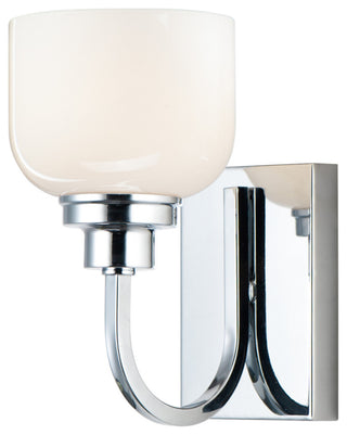Maxim 26061WT Swale 10" Tall Bathroom Sconce - Polished Chrome