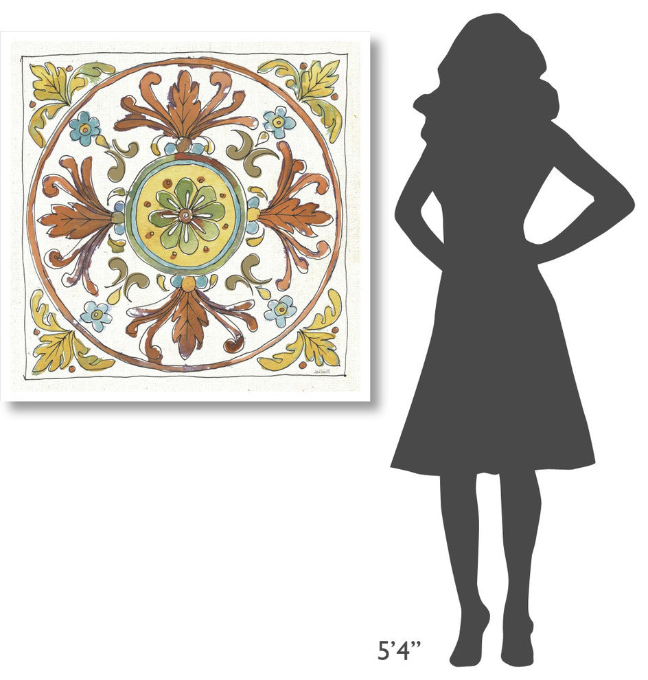 "Tuscan Elegance IX" Digital Paper Print by Anne Tavoletti, 38"x38"