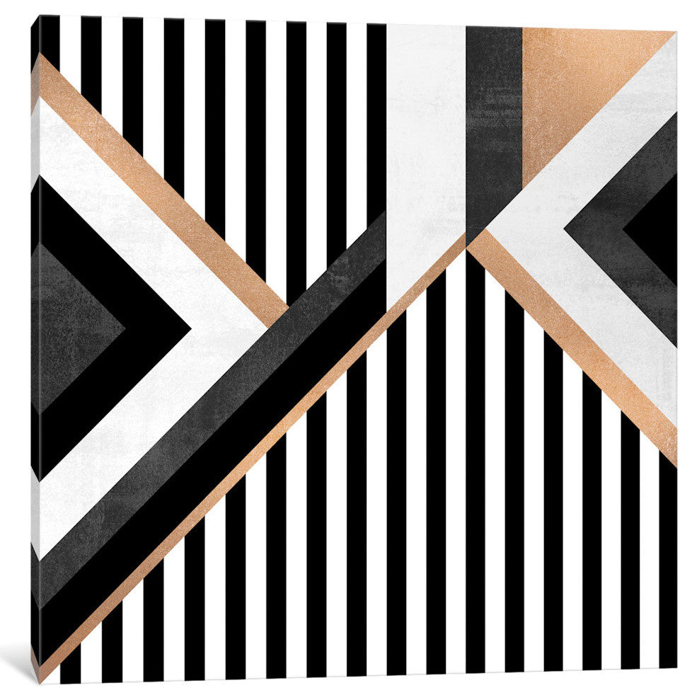 "Stripe Combination" by Elisabeth Fredriksson, Canvas Print, 12"x12"