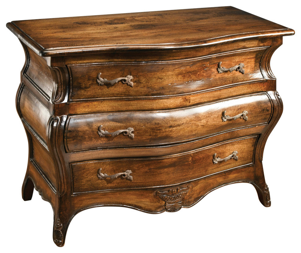 3 Drawer Bombe Chest