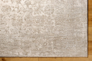 Surya Masterpiece MPC-2301 Machine Woven Area Rug, Cream, 5'3" x 5'3"