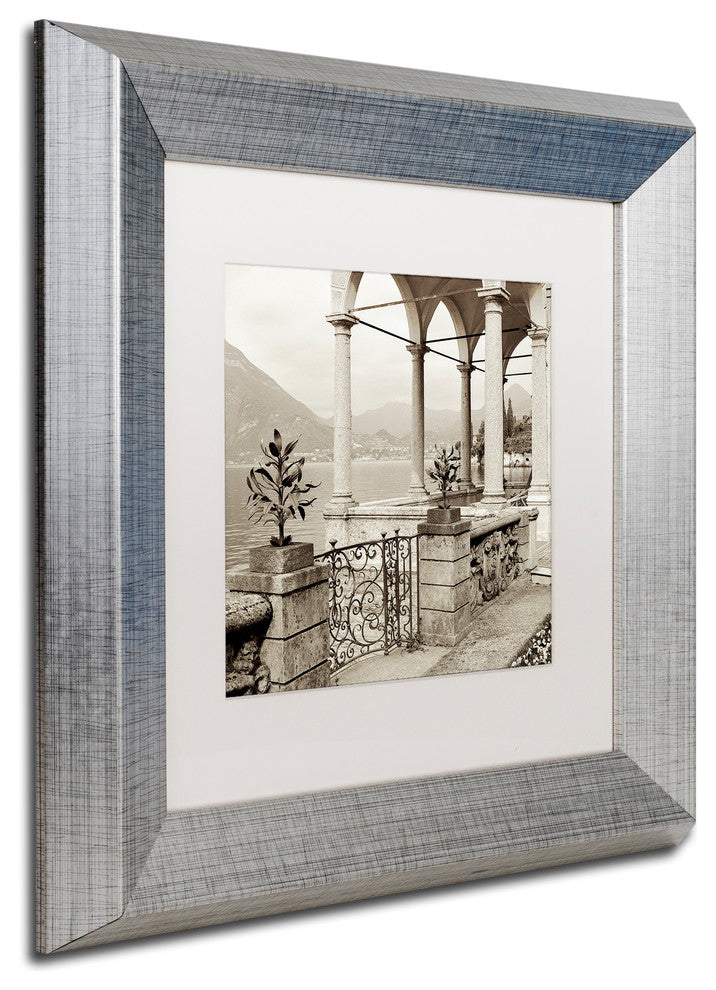 Alan Blaustein 'Lombardy VII' Art, Silver Frame, White Mat, 11x11