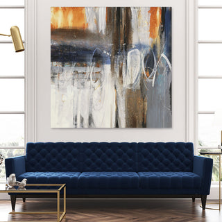 Back to the Future - 54 x 54 by Liz Jardine