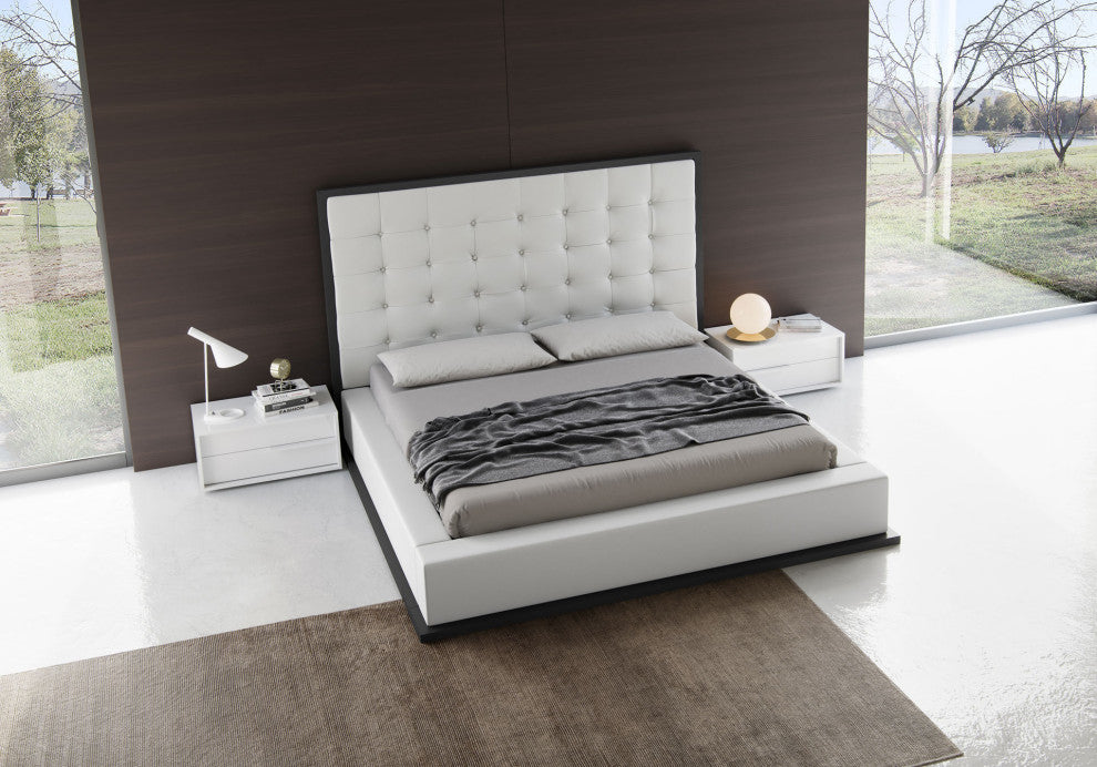 Harrow Nightstand Glossy White / Right-Facing