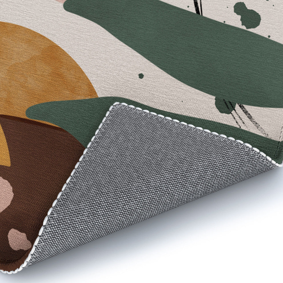 Marta Barragan Camarasa Abstract nature painting 89 Area Rug