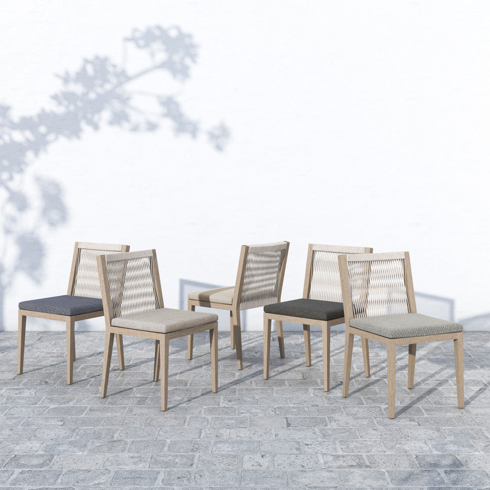 Sherwood Outdoor Dining Chair-Brown/Sand