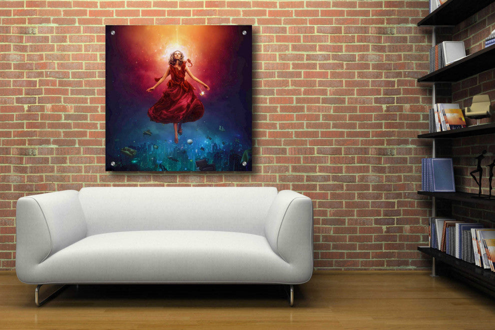 Epic Art 'Elevate' by Mario Sanchez Nevado, Acrylic Glass Wall Art, 36"x36"