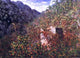 Claude Oscar Monet Olive Trees and Palm Trees in the Valley Gallery Wrap Canvas