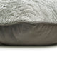 Grey Jacquard Quilted & Damask Pillowcase 26"x26" Throw Pillow Cover - Gryselda