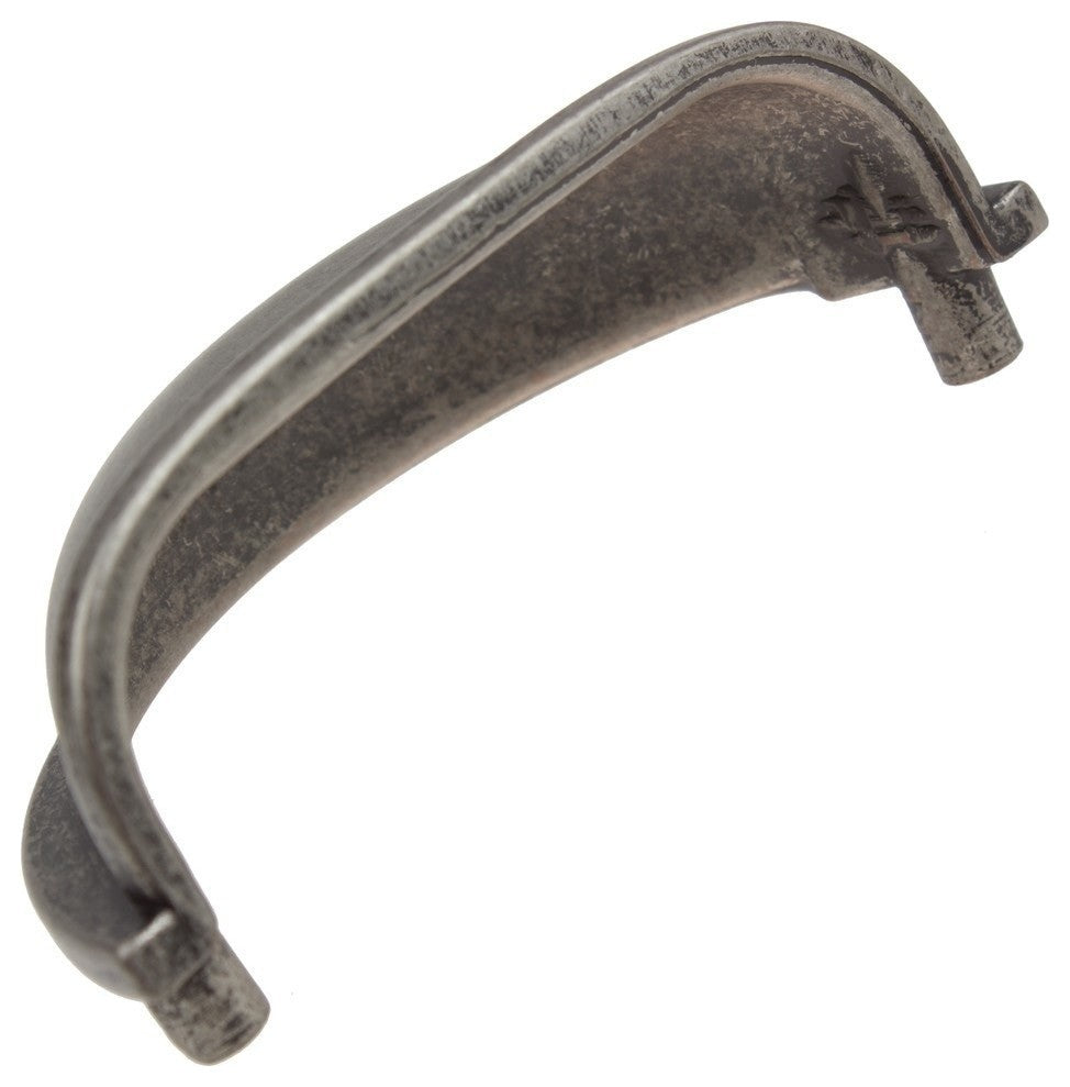 3" Center Classic Bin Pull, Set of 10, Weathered Nickel