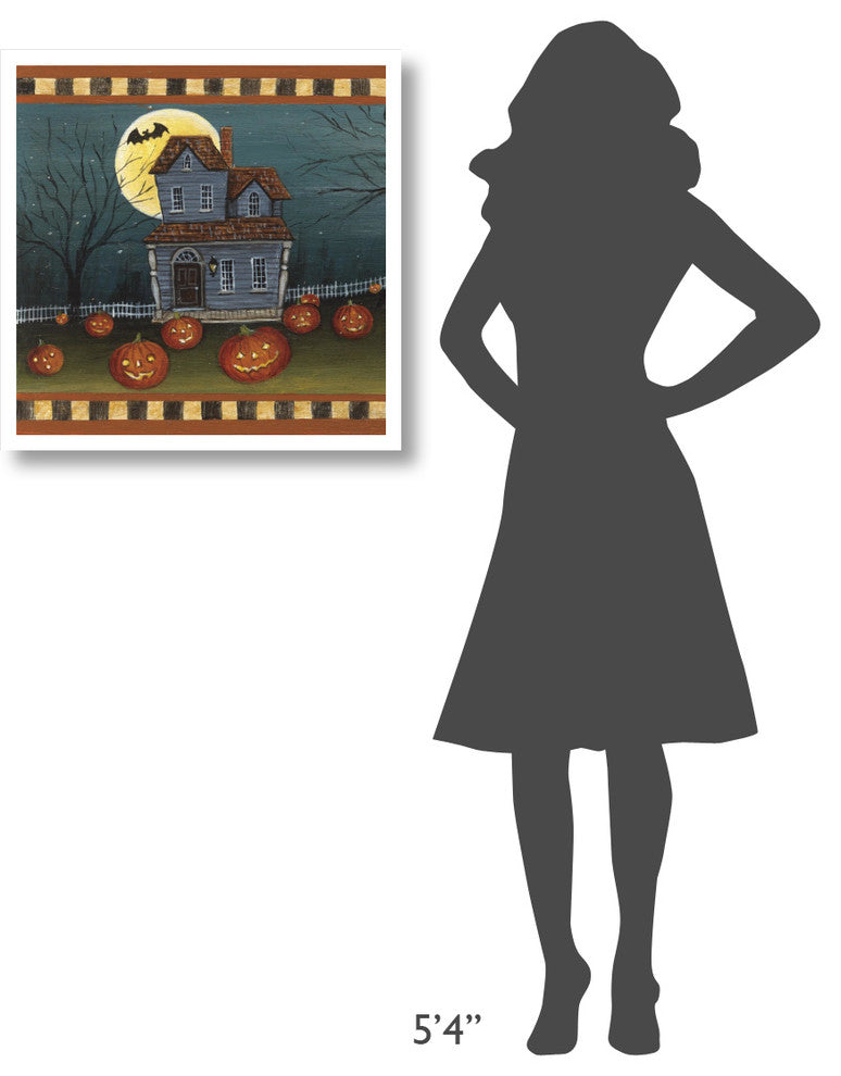 "Halloween Eve" Digital Paper Print by David Carter Brown, 26"x26"