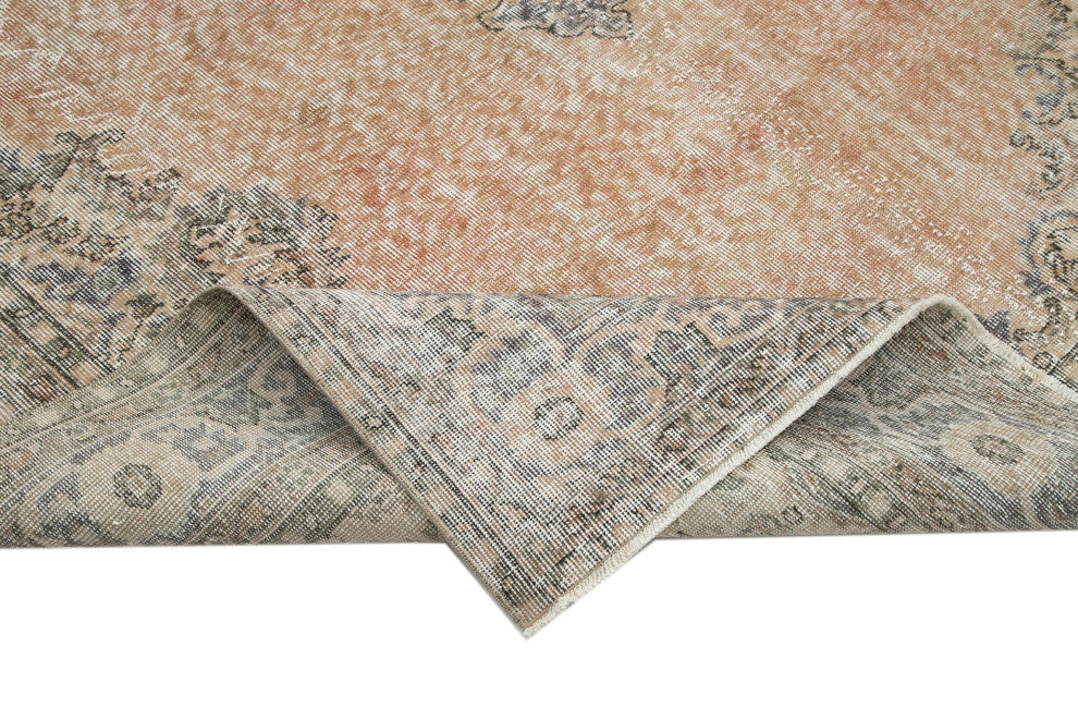 Rug N Carpet - Handwoven Anatolian 6' 11" x 10' 4" Rustic Vintage Rug