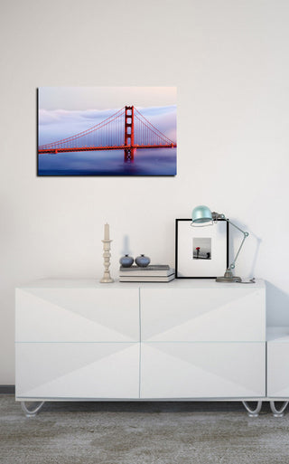 "Golden Gate Bridge" Tempered Glass Wall Art