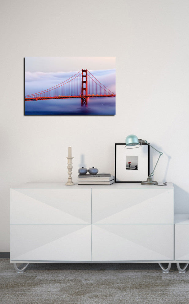 "Golden Gate Bridge" Tempered Glass Wall Art