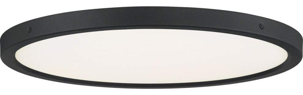 Quoizel OST1720EK LED Flush Mount, Earth Black Finish