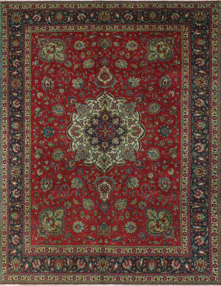 Fine Vintage Distressed Danya Red Rug