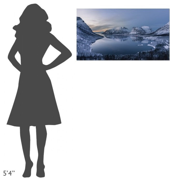 "Polar Night" Stretched Canvas Giclee by Tomasz Wozniak, 36x20"