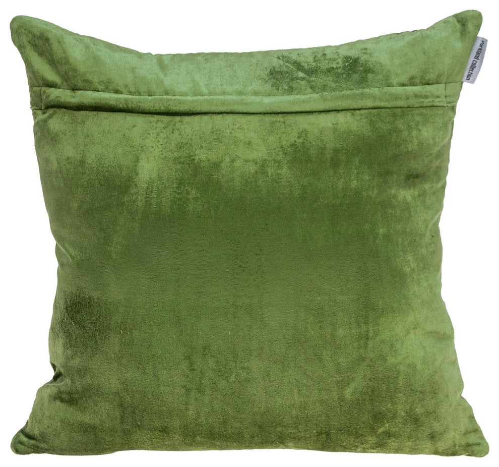 Parkland Collection Aleta Olive Throw Pillow, Square