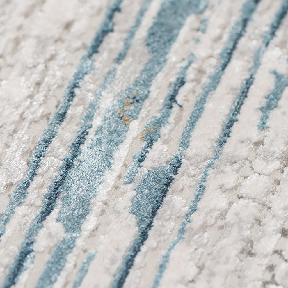 Venice Hayden Area Rug, Ivory, 9'6" x 13'6", Abstract