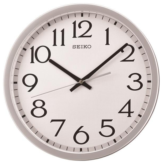 Seiko Clocks, 12" Easy Read Wall Clock With Quiet Sweep Second Hand