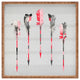 Deny Designs Iveta Abolina Coral Feathers Square Tray