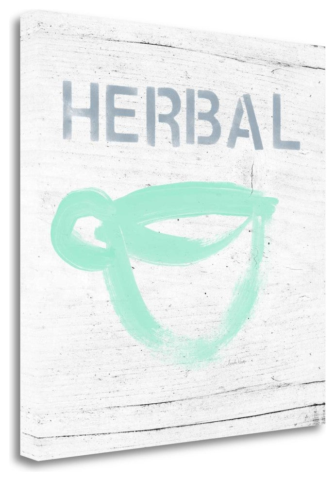 "Herbal Tea" By Linda Woods, Giclee Print on Gallery Wrap Canvas, Ready to Hang