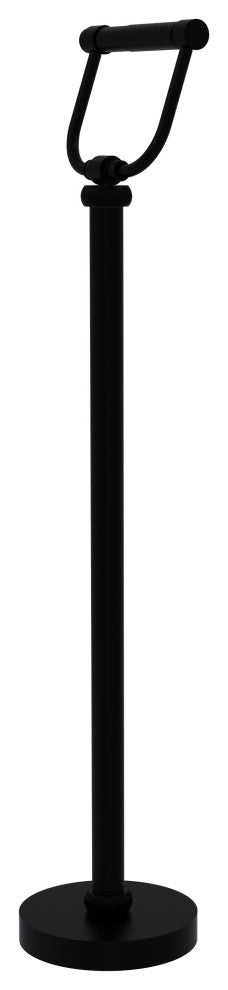 Free Standing Toilet Tissue Holder, Matte Black