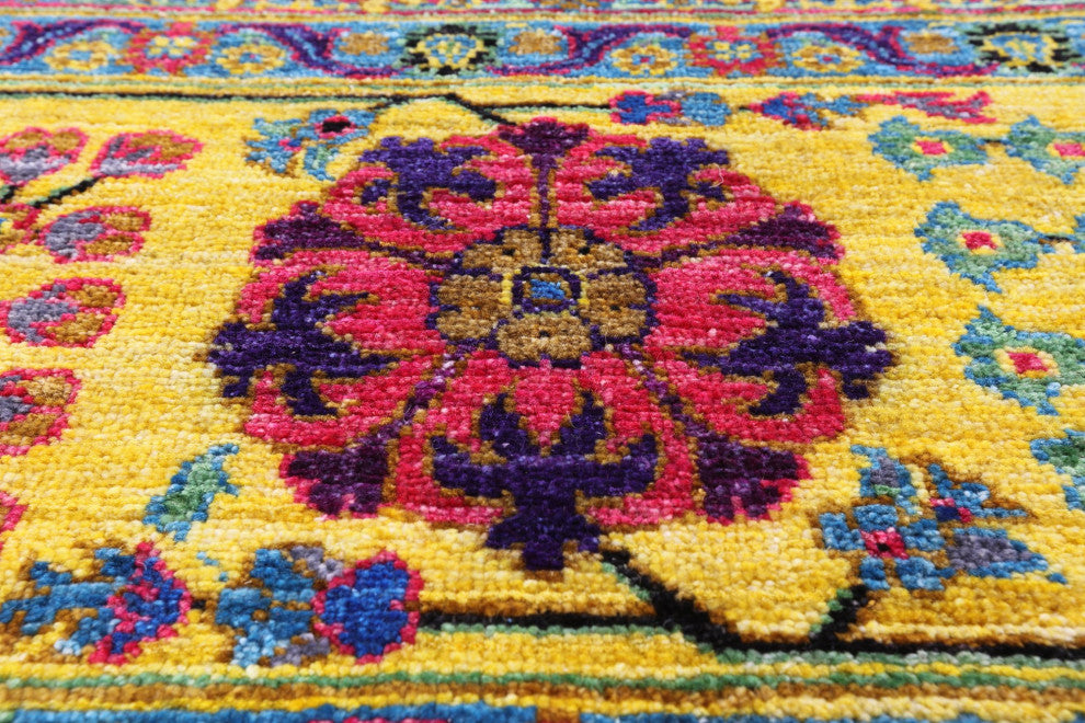 Persian Tabriz Hand Knotted Wool Rug 9' 10" X 13' 9" Q5925