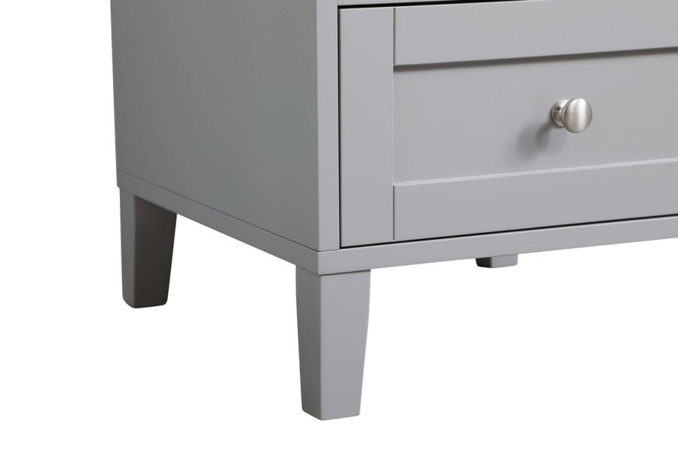 19" Traditional Grey-Light Bathroom Vanity