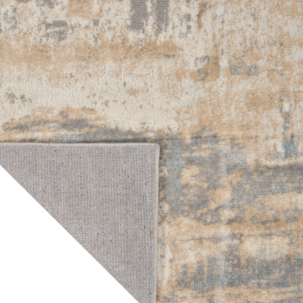 Calvin Klein CK005 Enchanting 8' x 10' Ivory Seaglass Modern Indoor Area Rug