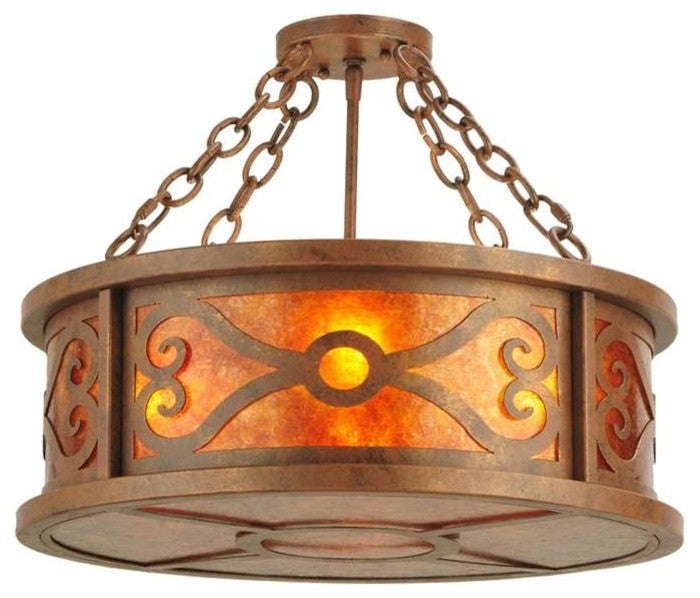 20 Wide Donya Semi-Flushmount