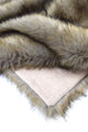 LUZIO Sable Vegan Faux Fur Rug/Throw 63x98.4