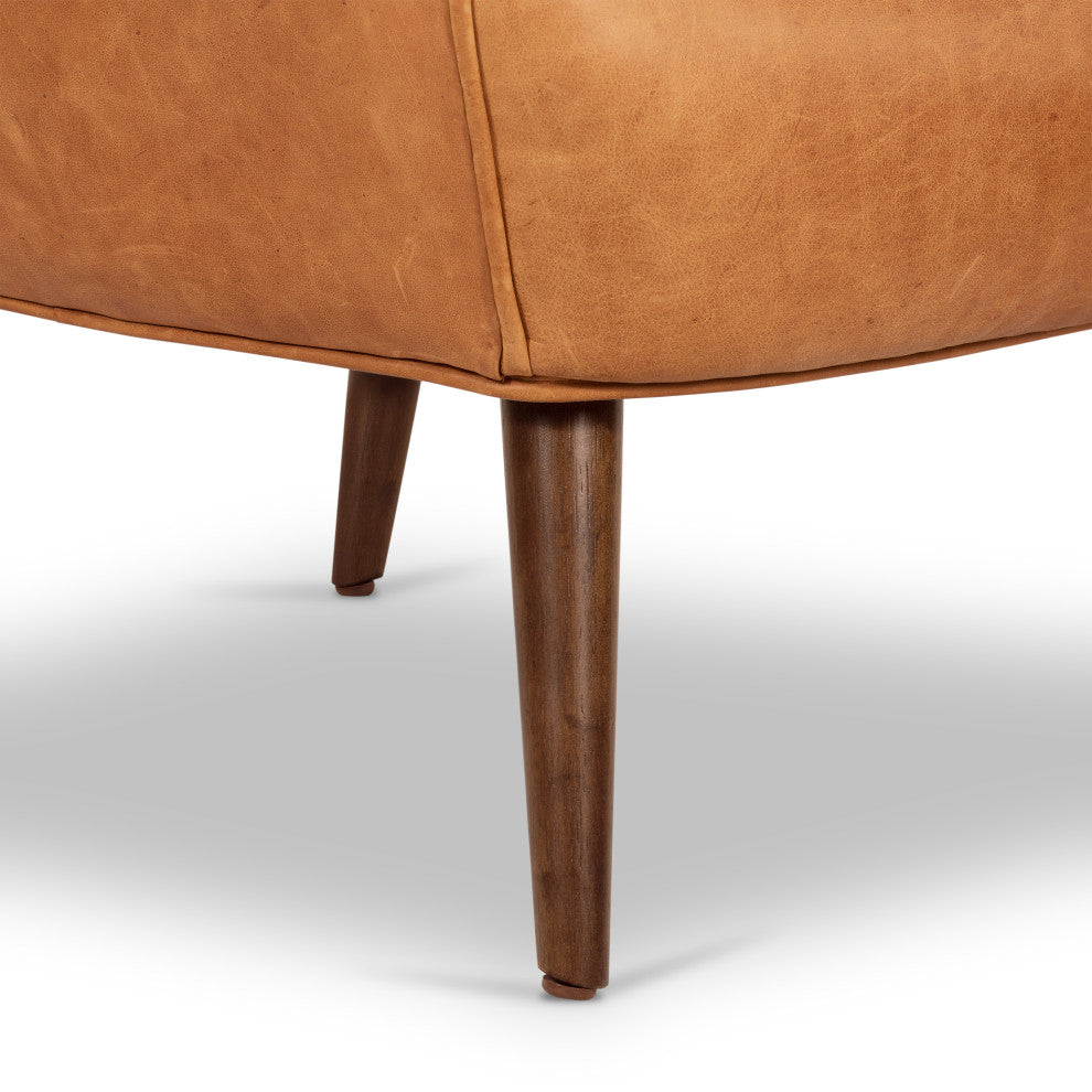 Poly and Bark Aida Lounge Chair, Set of 2, Cognac Tan